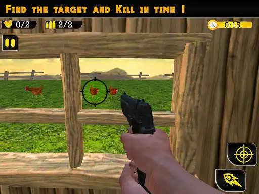 Play Crazy Chicken Shooter : Farm Hunting Game as an online game Crazy Chicken Shooter : Farm Hunting Game with UptoPlay