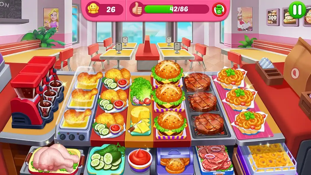 Play Crazy Cooking Diner: Chef Game  and enjoy Crazy Cooking Diner: Chef Game with UptoPlay