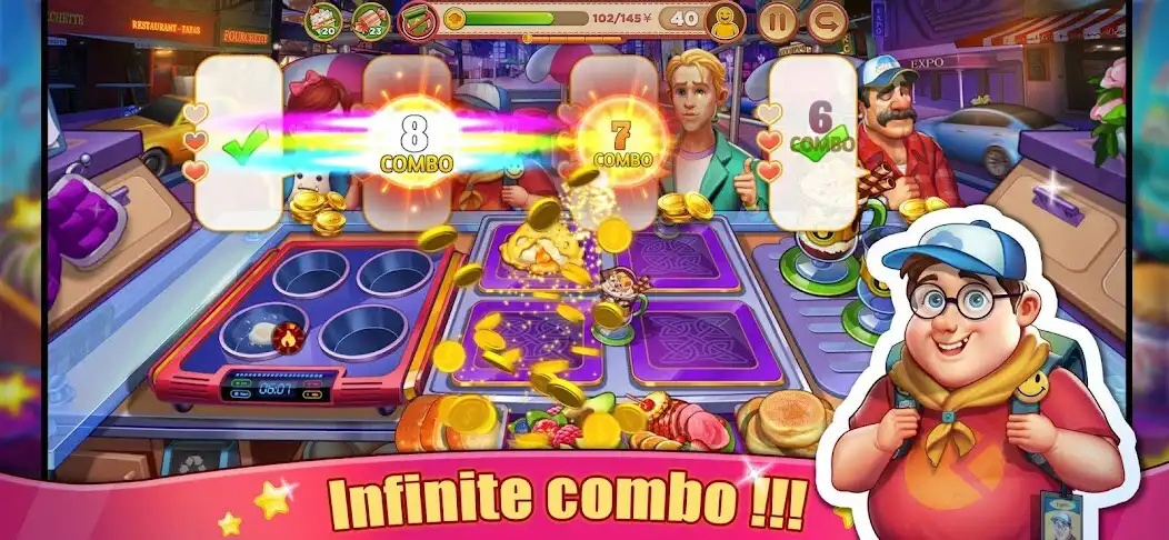 Play Crazy Cooking Tour: Chefs Restaurant Food Game as an online game Crazy Cooking Tour: Chefs Restaurant Food Game with UptoPlay