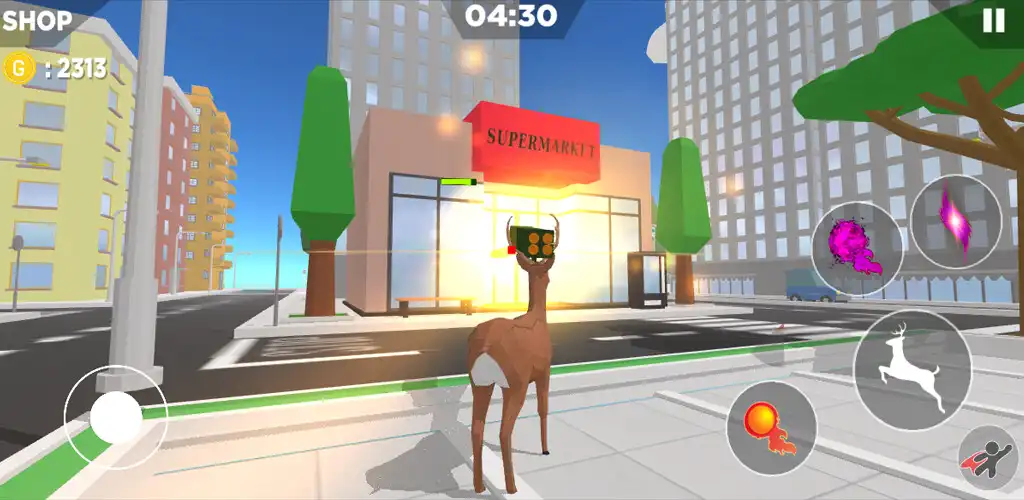 Play Crazy deer simulator  and enjoy Crazy deer simulator with UptoPlay