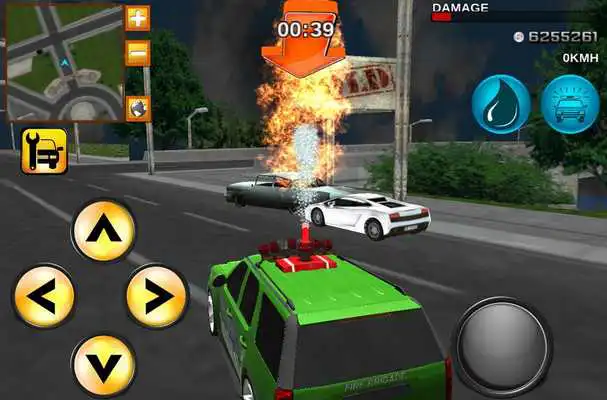 Play Crazy Driver Fireman Duty 3D