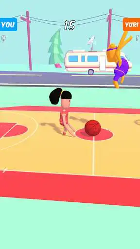 Play Crazy Dunk as an online game Crazy Dunk with UptoPlay