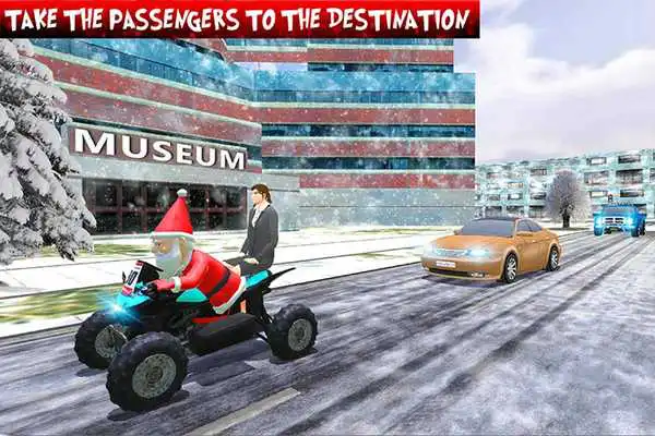 Play Crazy Easter ATV Quad Bike: Fanatic Santa