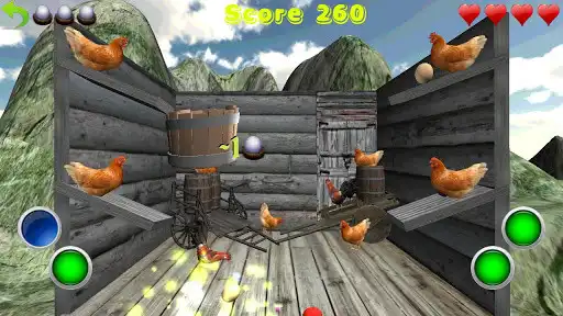 Play Crazy Eggs 3D as an online game Crazy Eggs 3D with UptoPlay