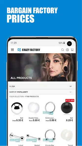 Play Crazy Factory: Low Cost Pierci as an online game Crazy Factory: Low Cost Pierci with UptoPlay