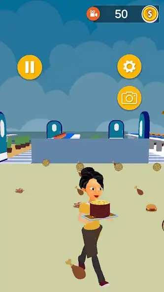 Play Crazy Food Race Game: 3d Games as an online game Crazy Food Race Game: 3d Games with UptoPlay