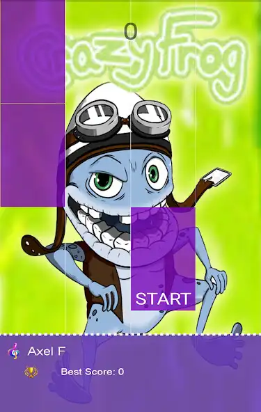 Play Crazy Frog Piano Game as an online game Crazy Frog Piano Game with UptoPlay