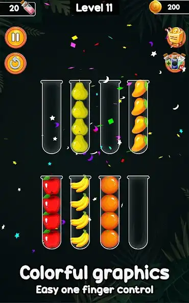 Play Crazy Fruit Sort Challenge 3D  and enjoy Crazy Fruit Sort Challenge 3D with UptoPlay