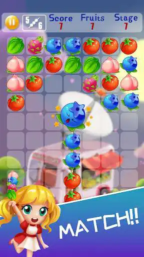 Play Crazy Fruits Puzzle as an online game Crazy Fruits Puzzle with UptoPlay