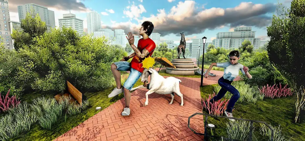 Play Crazy Goat Fun Simulator 3D  and enjoy Crazy Goat Fun Simulator 3D with UptoPlay