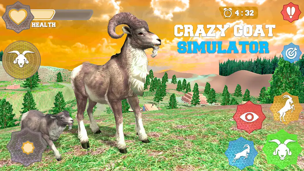 Play CRAZY GOAT SIMULATOR LIFE GAME as an online game CRAZY GOAT SIMULATOR LIFE GAME with UptoPlay
