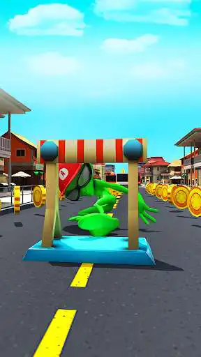 Play Crazy Green Alien- The Fastest Runner as an online game Crazy Green Alien- The Fastest Runner with UptoPlay