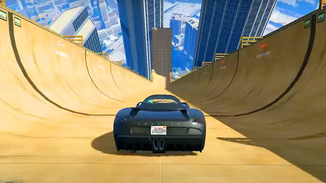 Play Crazy GT Mega Ramp Car Stunt as an online game Crazy GT Mega Ramp Car Stunt with UptoPlay