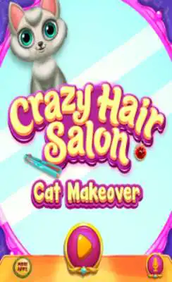 Play Crazy Hair Salon Cat Makeover