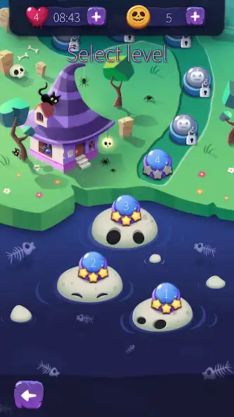 Play Crazy Halloween - lovely little witch and elf cat as an online game Crazy Halloween - lovely little witch and elf cat with UptoPlay