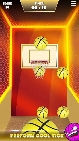 Play Crazy Hoops - Basket Ball as an online game Crazy Hoops - Basket Ball with UptoPlay