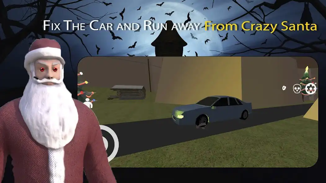 Play Crazy Horror Santa Game - 2022 as an online game Crazy Horror Santa Game - 2022 with UptoPlay