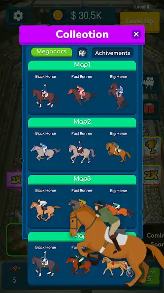 Play Crazy Horse Racing - Idle Game as an online game Crazy Horse Racing - Idle Game with UptoPlay
