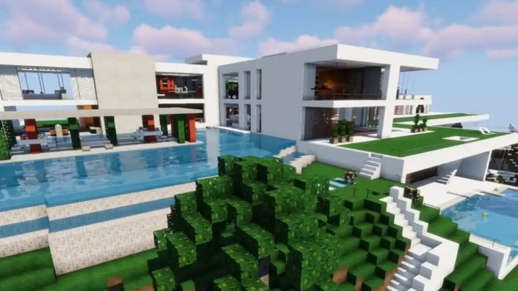 Play Crazy House Build in Minecraft as an online game Crazy House Build in Minecraft with UptoPlay