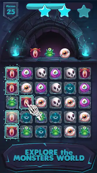 Play Crazy Monster - Match 3 Games  and enjoy Crazy Monster - Match 3 Games with UptoPlay