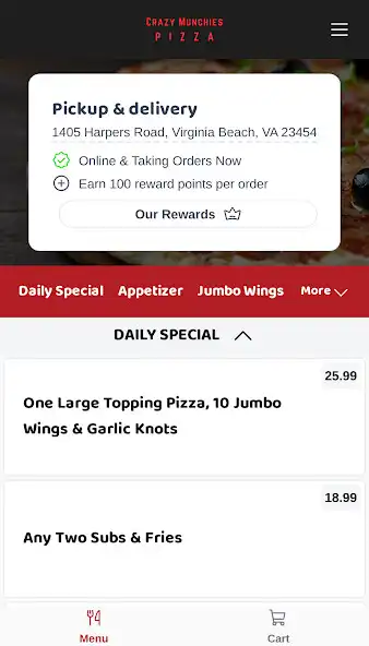 Play Crazy Munchies Pizza as an online game Crazy Munchies Pizza with UptoPlay