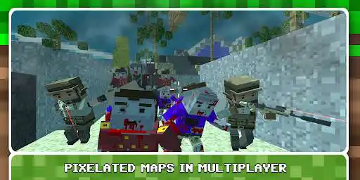 Play Crazy Pixel Gun Apocalypse 1 as an online game Crazy Pixel Gun Apocalypse 1 with UptoPlay