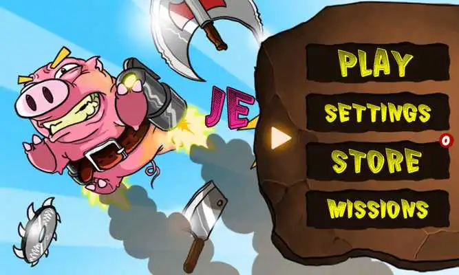 Play Crazy Rocket Pig