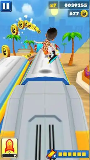 Play Crazy Runner: Escape The Train as an online game Crazy Runner: Escape The Train with UptoPlay
