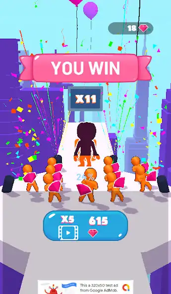 Play Crazy Run Race and Box game as an online game Crazy Run Race and Box game with UptoPlay