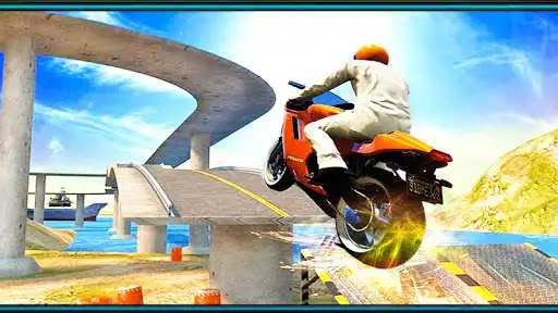 Play Crazy Snow Bike Stunt Master