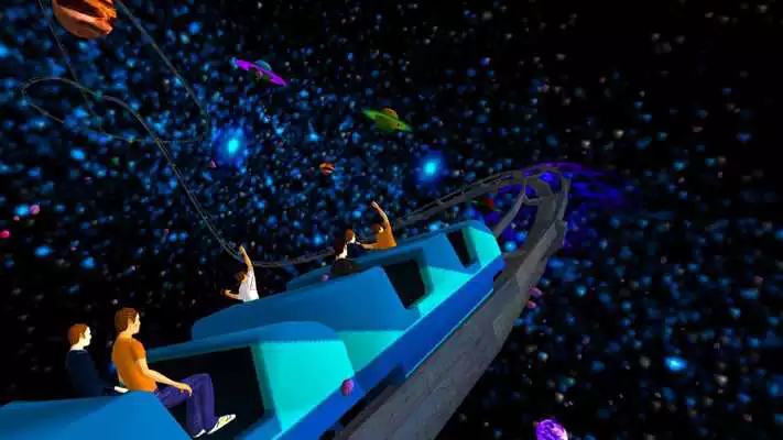 Play Crazy Space Ride Roller Coaster VR