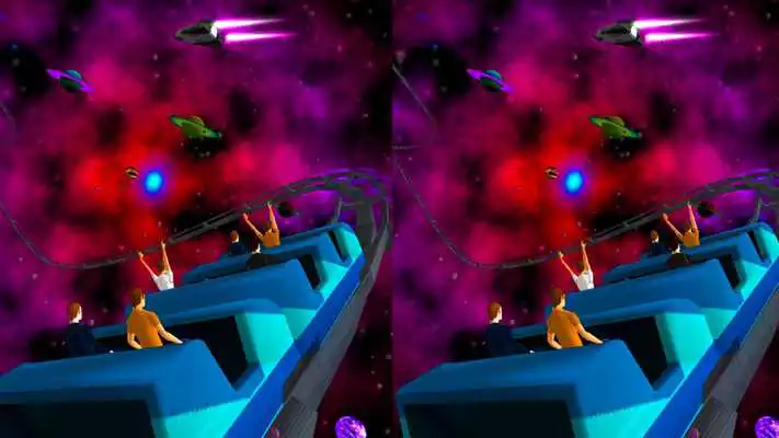 Play Crazy Space Ride Roller Coaster VR