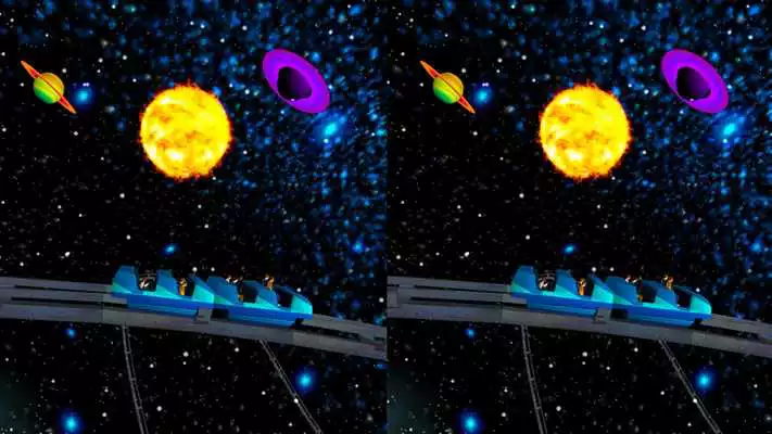Play Crazy Space Ride Roller Coaster VR