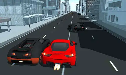 Play Crazy Street Traffic Toon Racer Drive 3D as an online game Crazy Street Traffic Toon Racer Drive 3D with UptoPlay