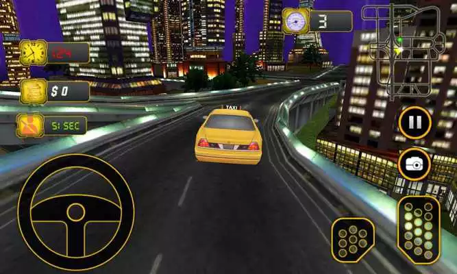 Play Crazy Super City Taxi Drift