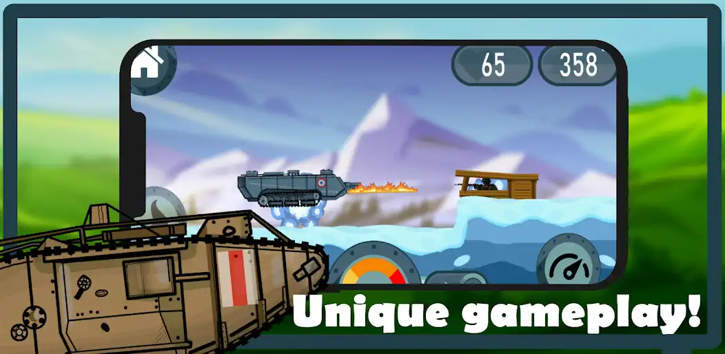 Play Crazy Tank Race (WW1)  and enjoy Crazy Tank Race (WW1) with UptoPlay