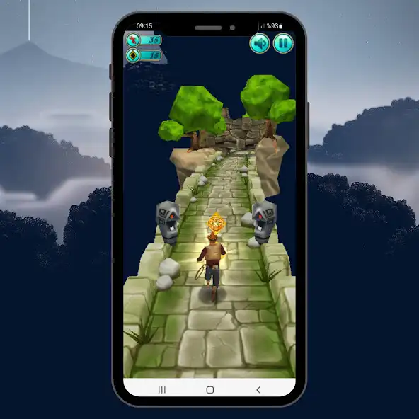 Play Crazy Tomb Runner as an online game Crazy Tomb Runner with UptoPlay