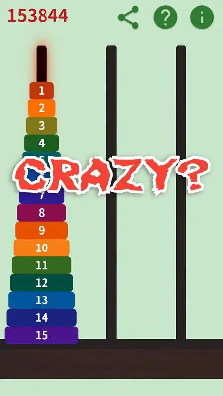 Play CRAZY TOWER - hard brain game