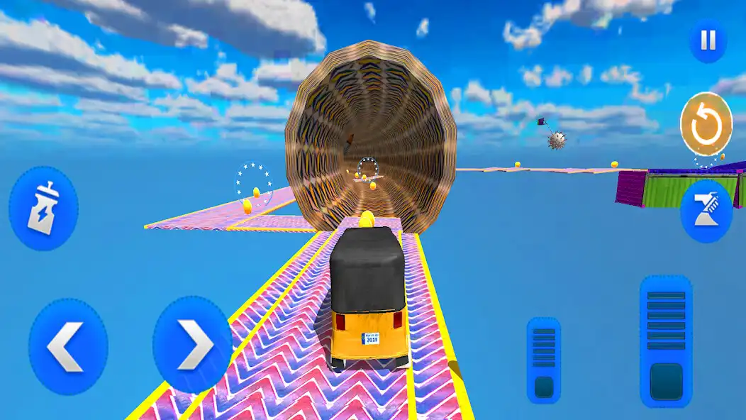 Play Crazy Tuk Tuk Stunts as an online game Crazy Tuk Tuk Stunts with UptoPlay