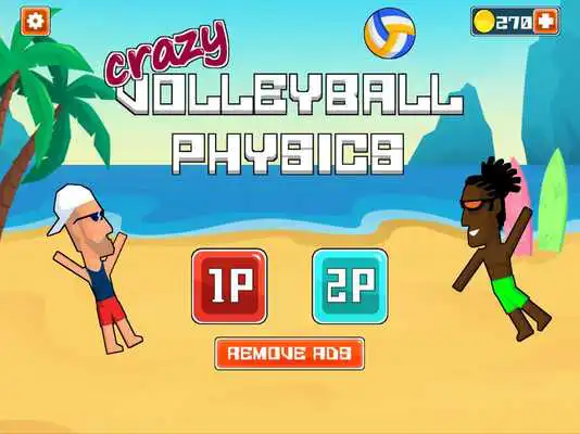 Play Crazy Volleyball Physics