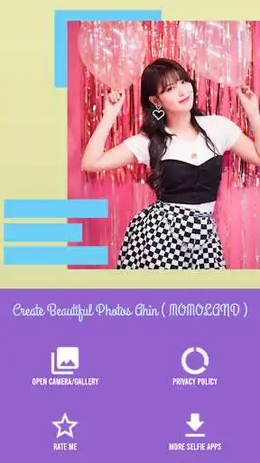 Play Create Beautiful Photos Ahin ( MOMOLAND ) as an online game Create Beautiful Photos Ahin ( MOMOLAND ) with UptoPlay