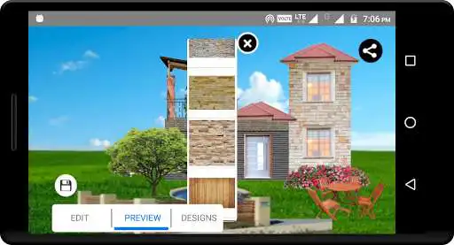 Play Create Home - Exterior Design and Color Selection as an online game Create Home - Exterior Design and Color Selection with UptoPlay