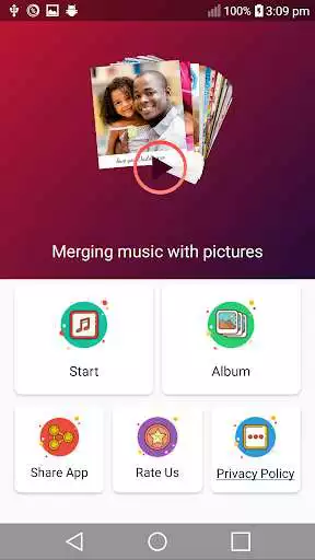 Play Create Photo Video & Music - Slideshow  and enjoy Create Photo Video & Music - Slideshow with UptoPlay