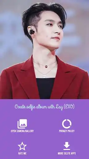 Play Create selfie album with Lay (EXO) as an online game Create selfie album with Lay (EXO) with UptoPlay