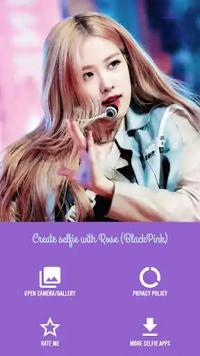 Play Create selfie with Rose (BlackPink) as an online game Create selfie with Rose (BlackPink) with UptoPlay
