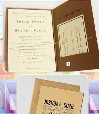 Play creations made invitations