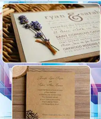 Play creations made invitations
