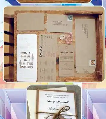 Play creations made invitations