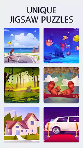 Play Creative Puzzles: Jigsaw Game as an online game Creative Puzzles: Jigsaw Game with UptoPlay