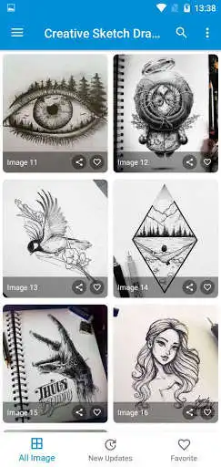 Play Creative Sketch Drawing Ideas as an online game Creative Sketch Drawing Ideas with UptoPlay